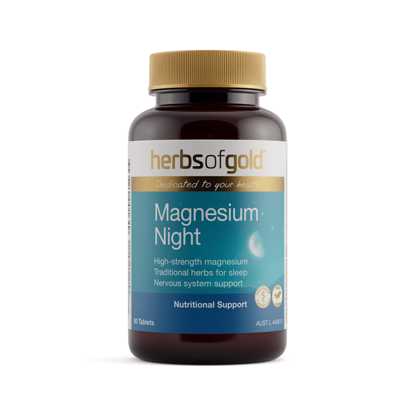 Herbs of Gold Magnesium Night 60 Tablets