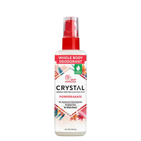 Crystal Deodorant Spray Pomegrante