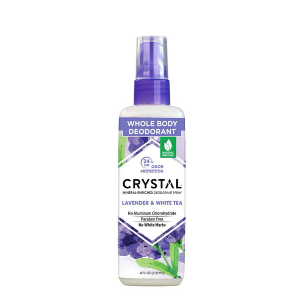 Crystal Deodorant Spray Lavender & White Tea