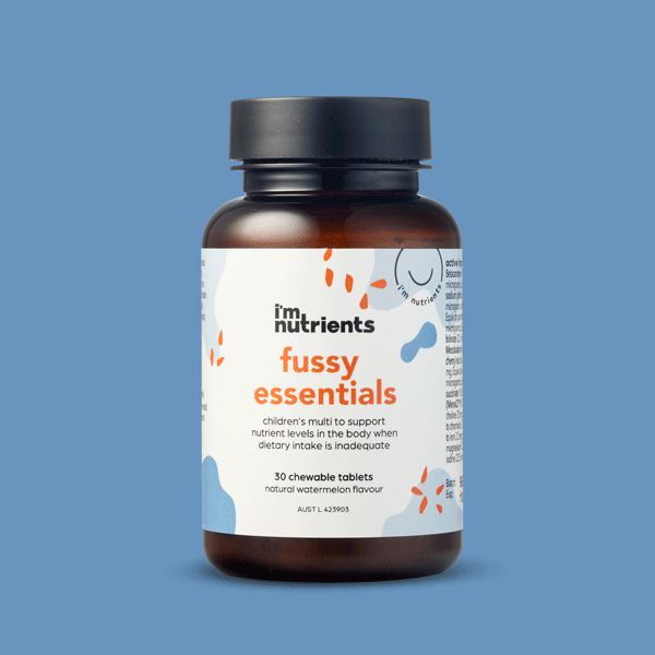 I'm Nutrients Fussy Essentials Multivitamin Supplement for kids