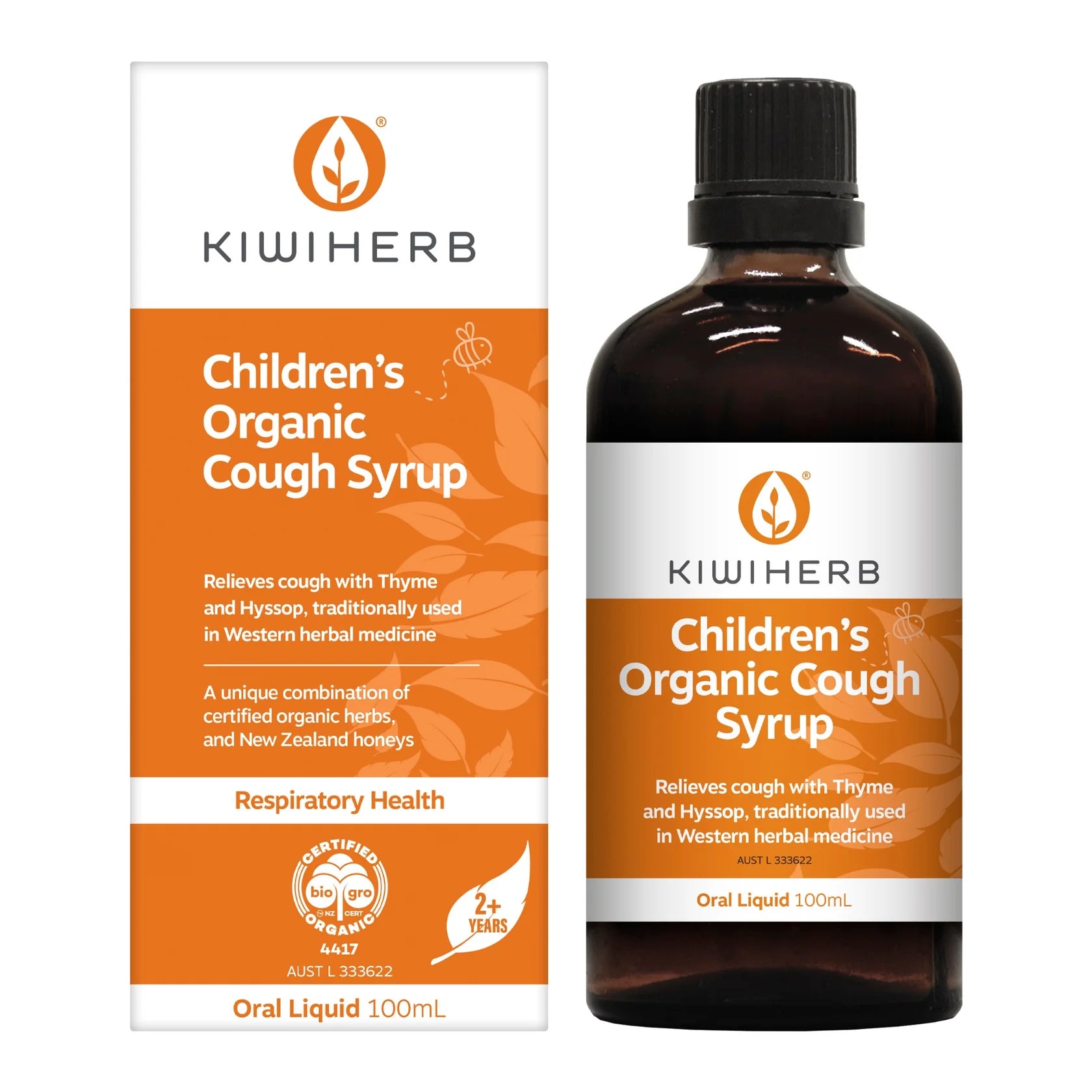 Childrens Organic Cough Syrup | Kiwiherb | The Vitamin Outlet