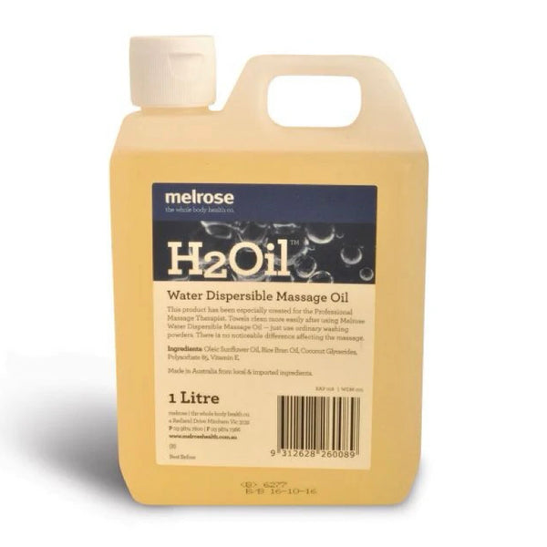 Melrose H2Oil Water Dispersible Massage Oil 1L