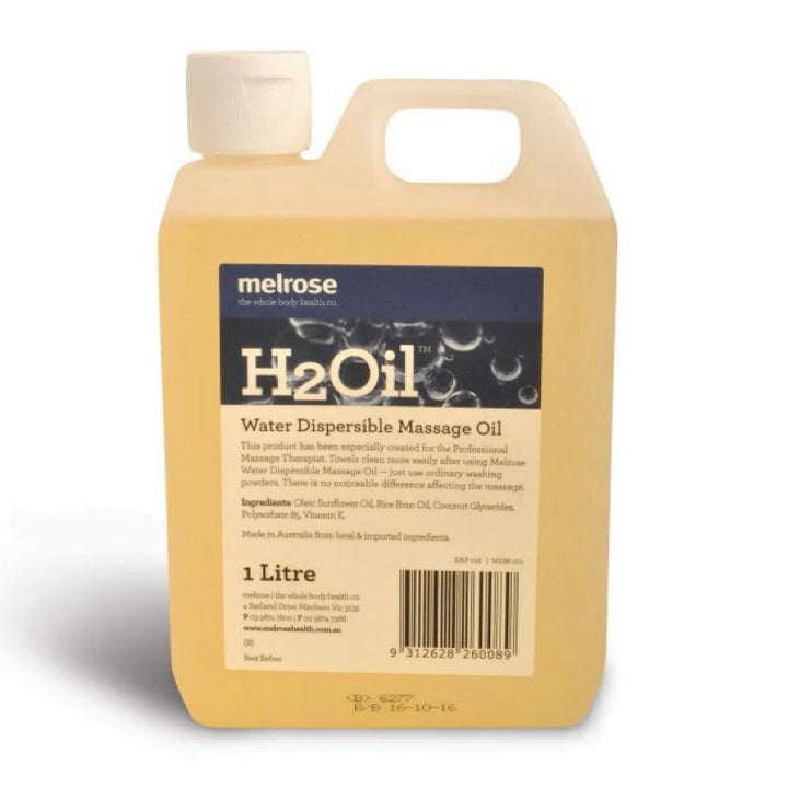 Melrose H2Oil Water Dispersible Massage Oil 1L