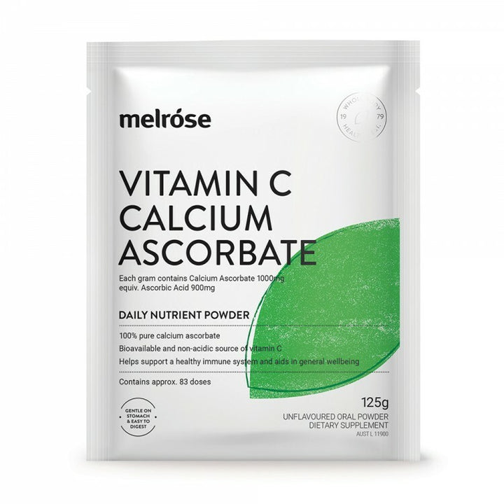 Melrose Vitamin C Powder - Calcium Ascorbate 125g
