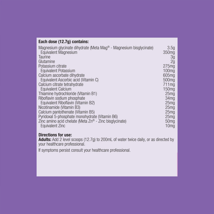 Metagenics MetaRelax Information