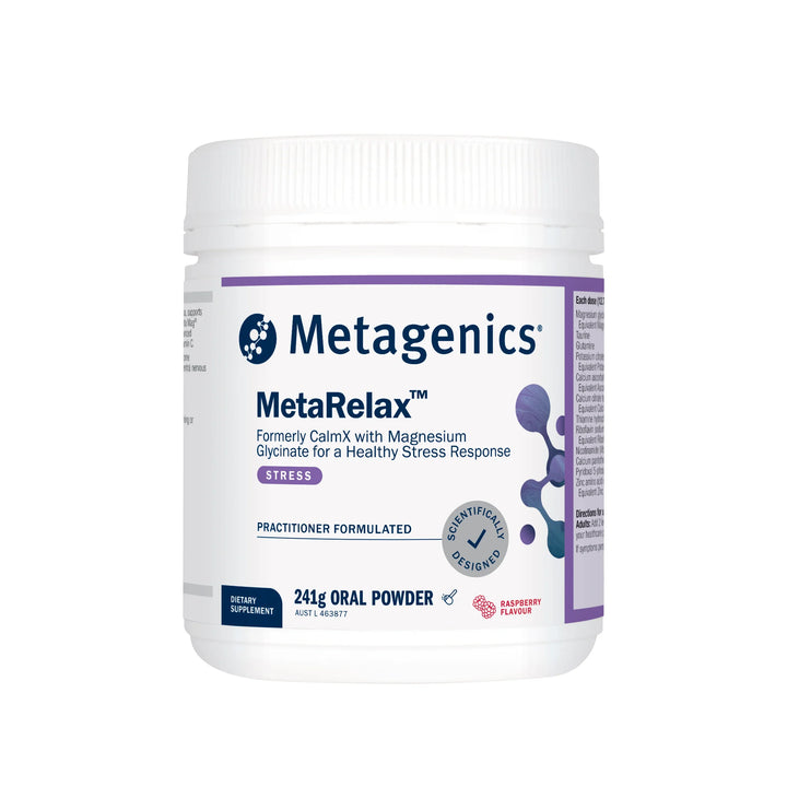 Metagenics MetaRelax Raspberry Powder 241g Raspberry