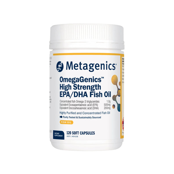 Metagenics OmegaGenics High Strength EPA/DHA 120 Capsules