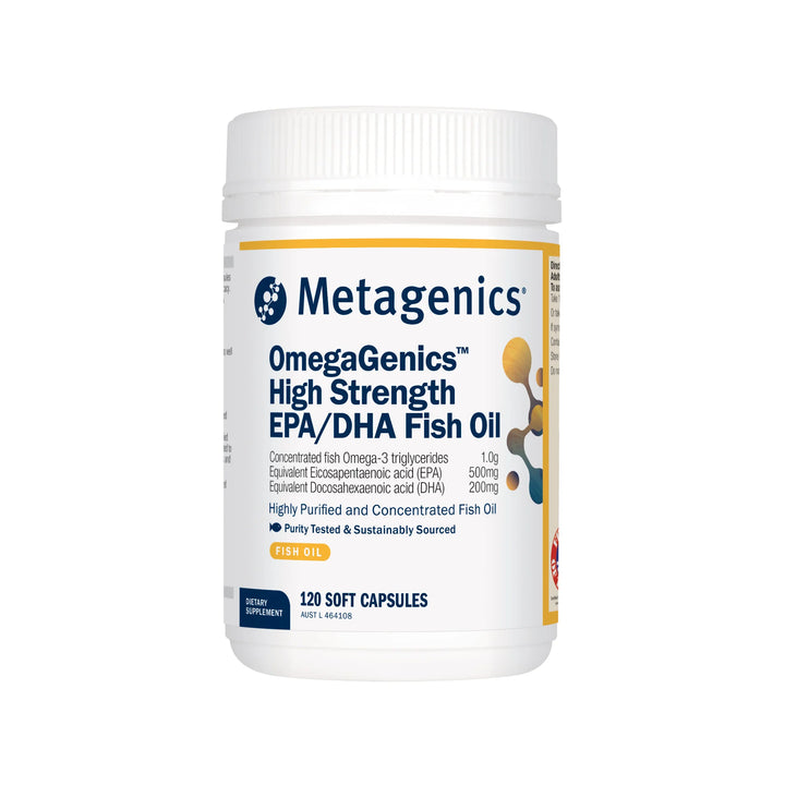 Metagenics OmegaGenics High Strength EPA/DHA 120 Capsules