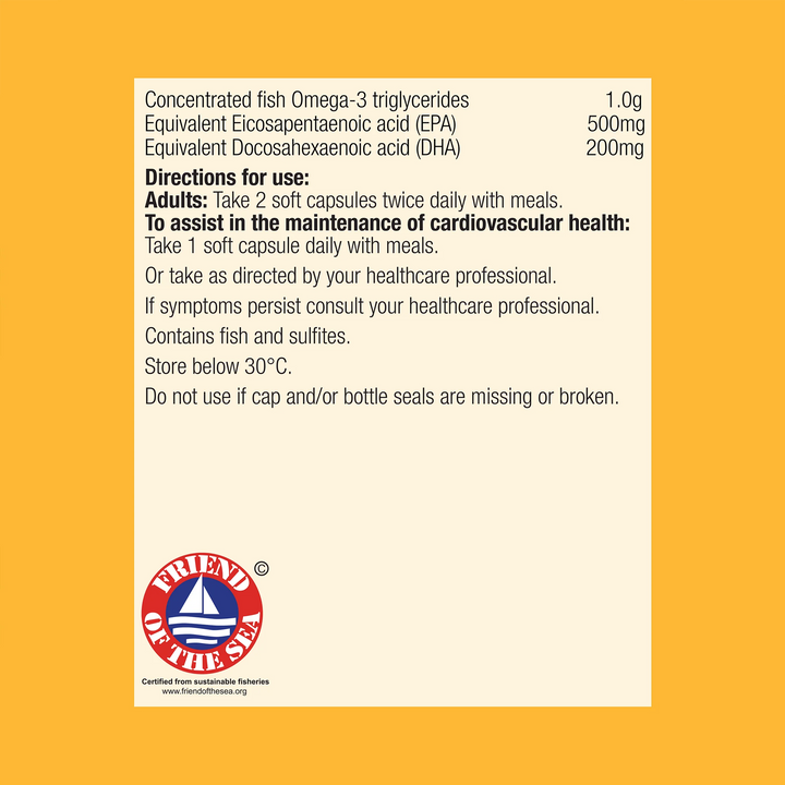 Metagenics OmegaGenics High Strength EPA/DHA Infomration