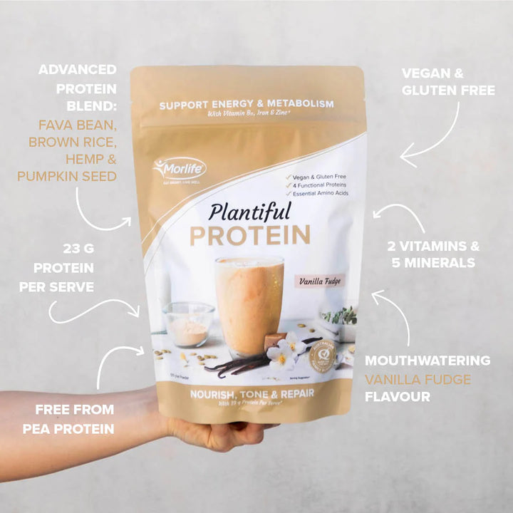 Morlife Plantiful Protein Vanilla 440g