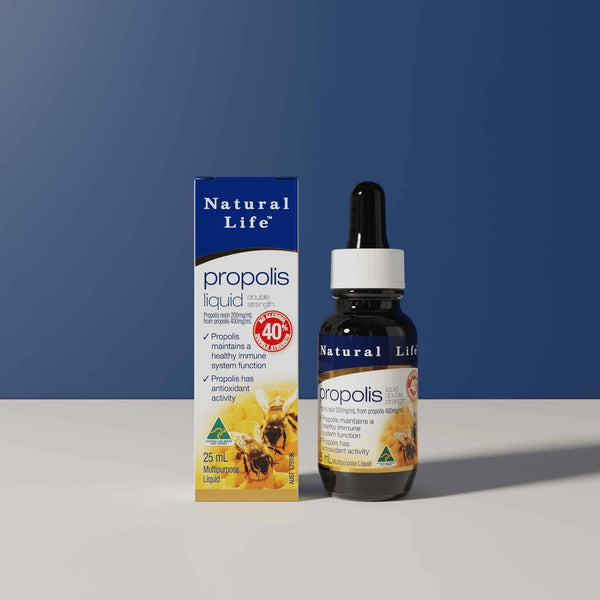 Natural Life Propolis Liquid No Alcohol (40%) Double Strength 25ml
