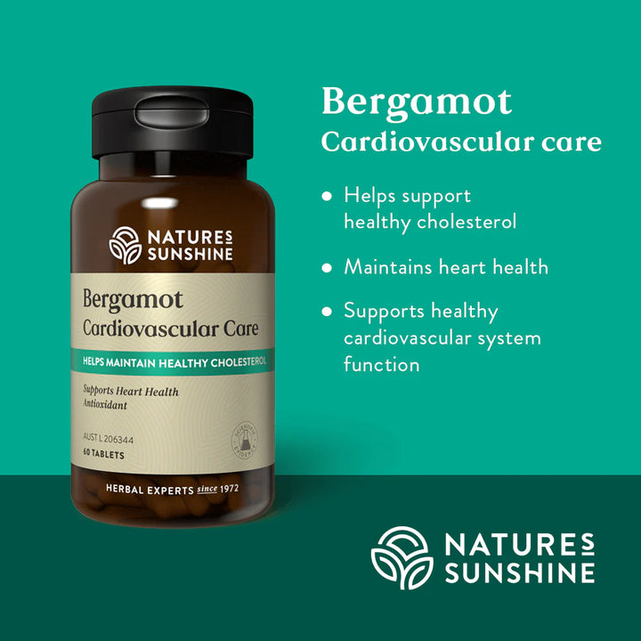 Nature's Sunshine Bergamot Cardiovascular Care Benefits