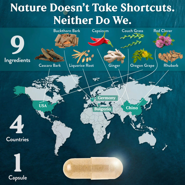 Nature's Sunshine Lower Bowel Stimulant Ingredient Source