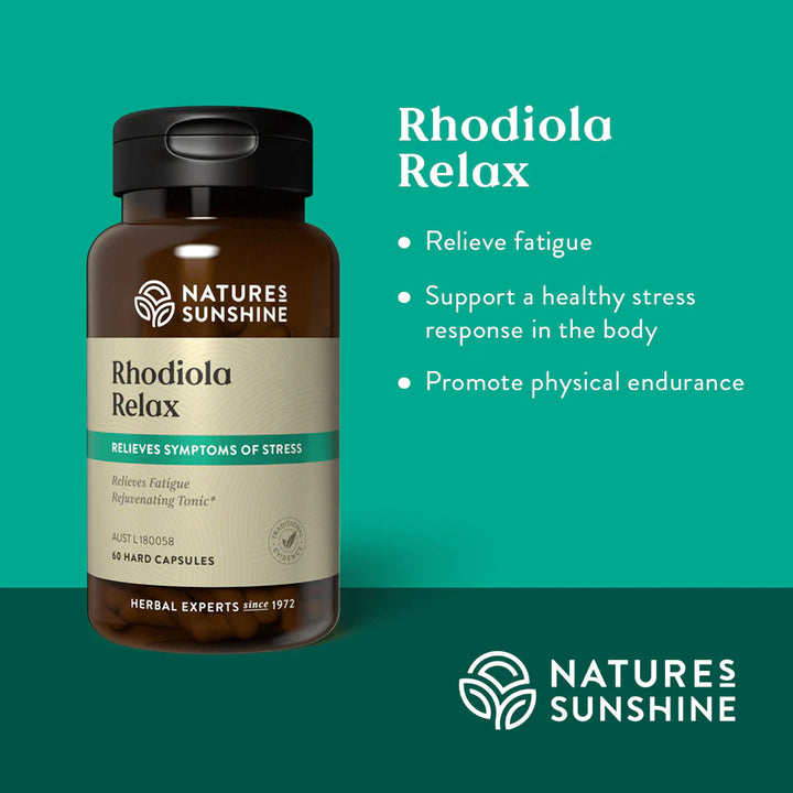 Nature's Sunshine Rhodiola Relax Benefits