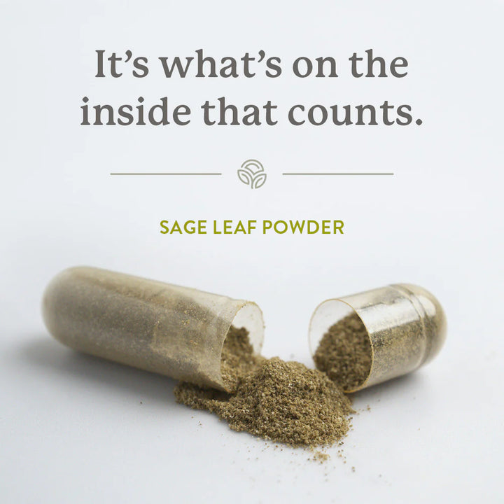 Nature's Sunshine Sage Capsules Inside