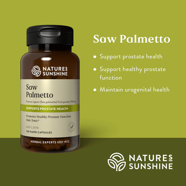 Nature's Sunshine Saw Palmetto Benefits