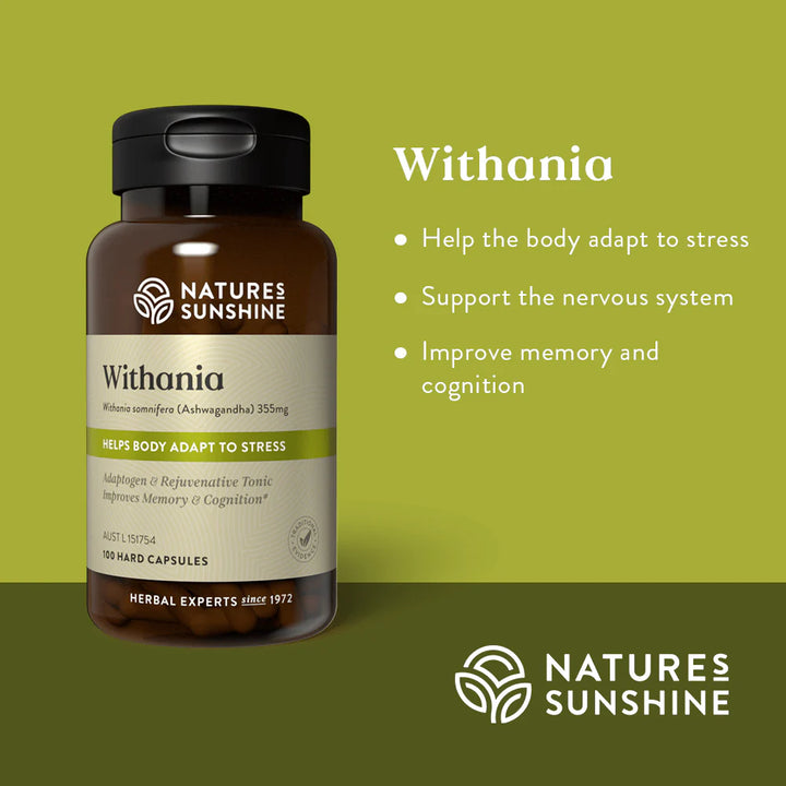 Nature's Sunshine Withania Benefits