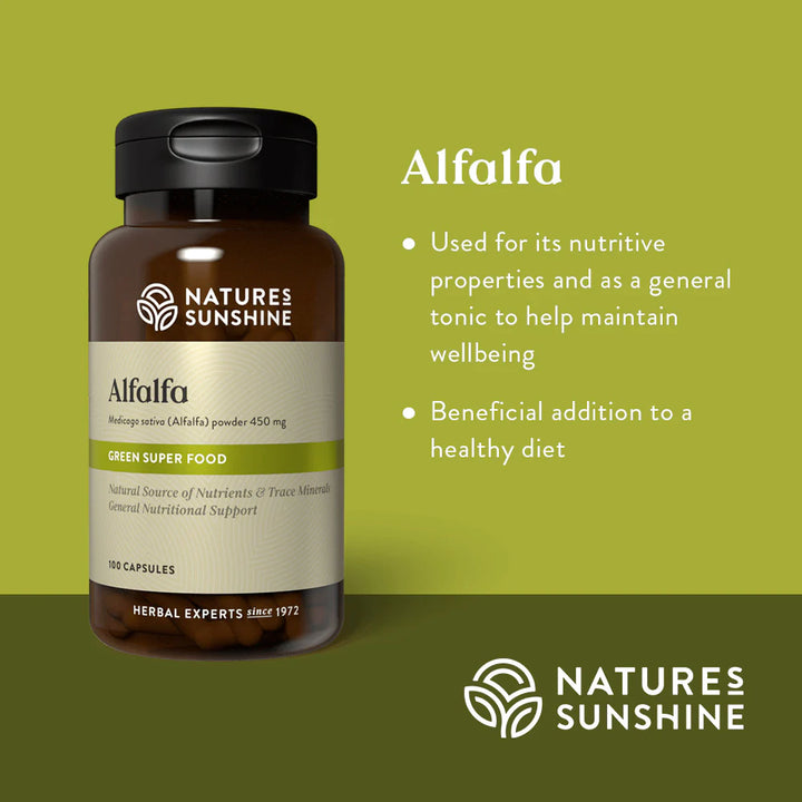 Natures Sunshine Alfalfa Benefits
