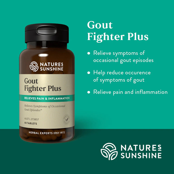 Natures Sunshine Gout Fighter Benefit