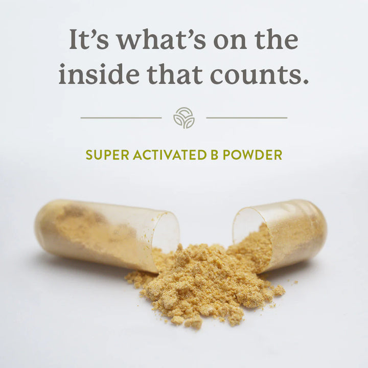 Natures Sunshine Super Activated B Complex Inside