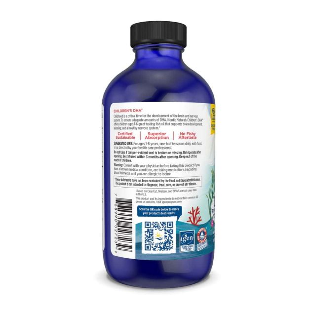 Nordic Naturals DHA Children Strawberry 237ml