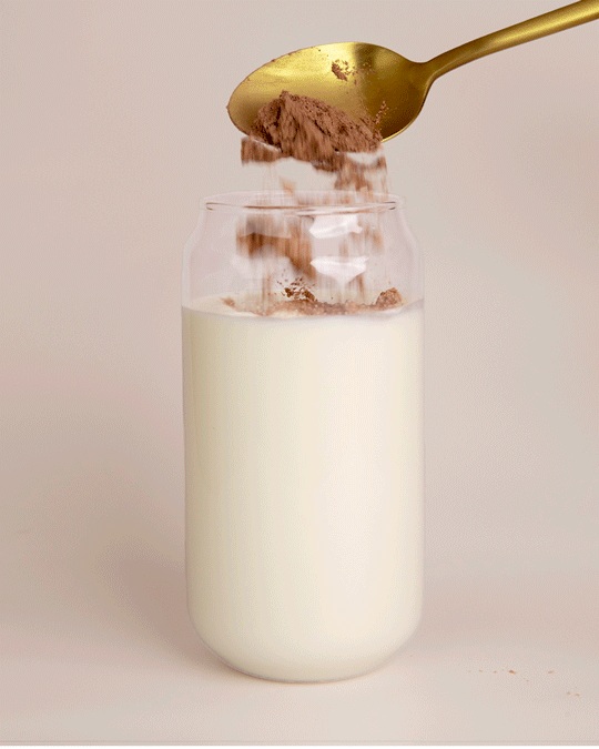 Nutra Organics Clean Protein Chocolate  Stirring