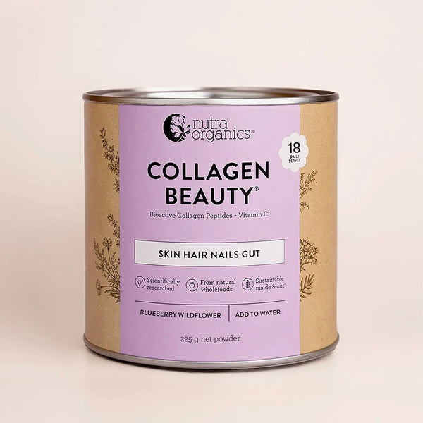 Nutra Organics Collagen Beauty with Verisol & Vitamin C Blueberry Wildflower