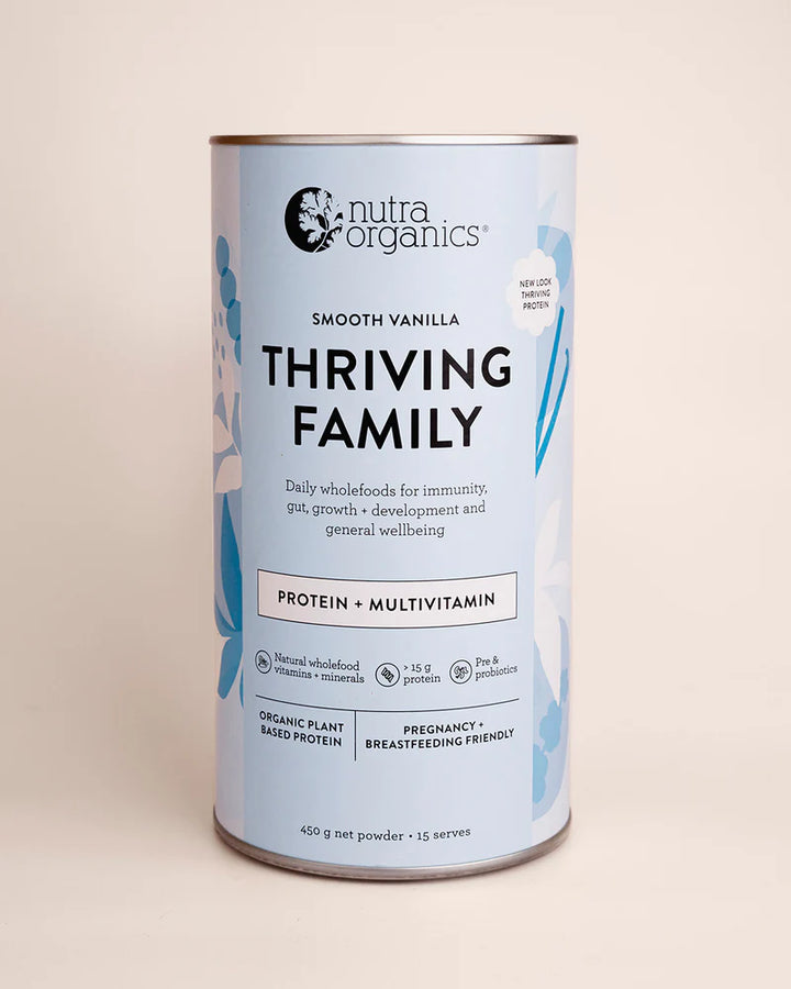 Nutra Organics Thriving Protein Smooth Vanila