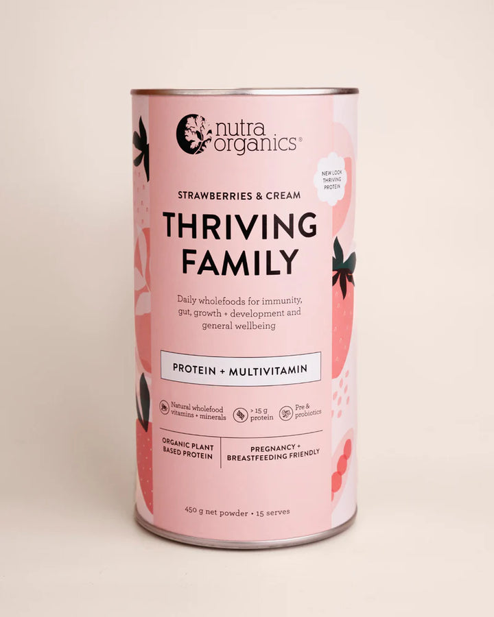 Nutra Organics Thriving Protein Strawberry & Cream