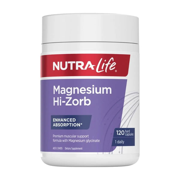 Nutralife Magnesium HI-Zorb 120 Hard Capsules