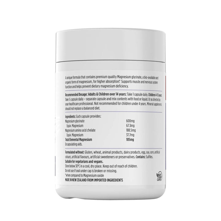 Nutralife Magnesium HI-Zorb 120 Hard Capsules