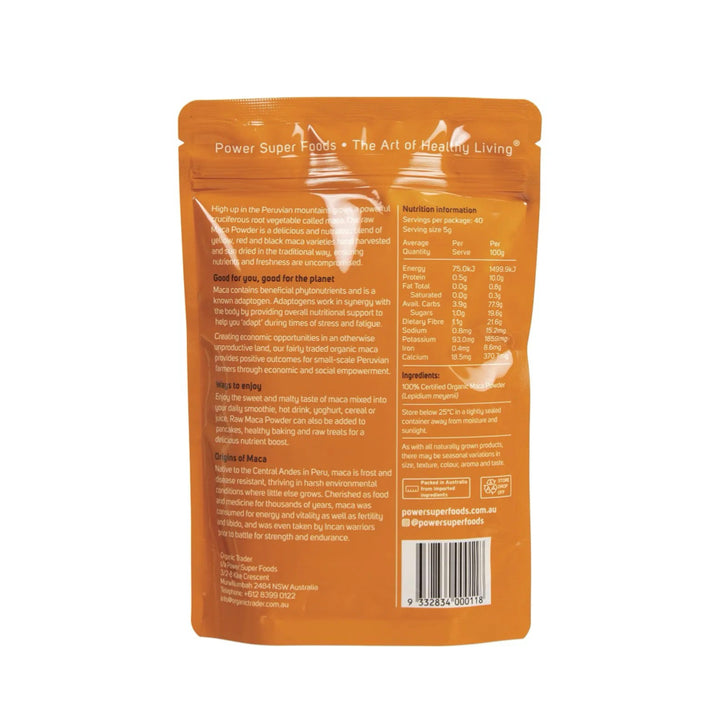 Power Super Foods Maca Powder Certified Organic 250g