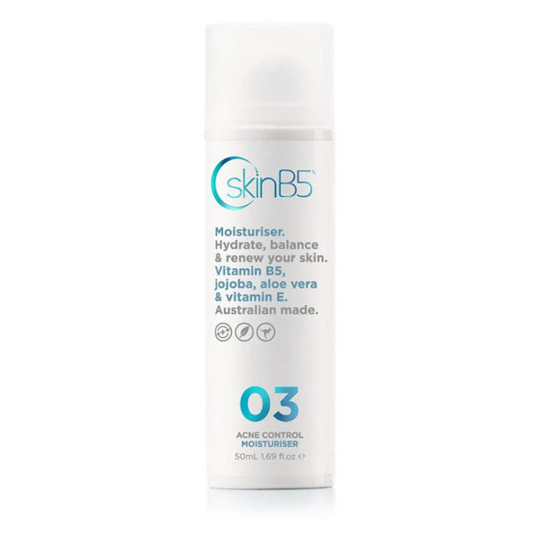 Skin B5 moisturizer bottle on a white background