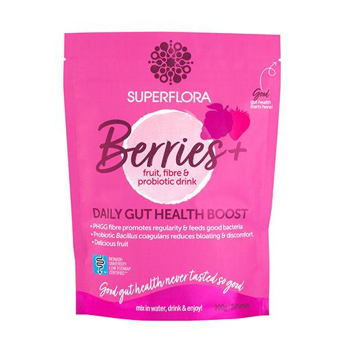 Superflora Daily Gut Health Boost Berries 300g