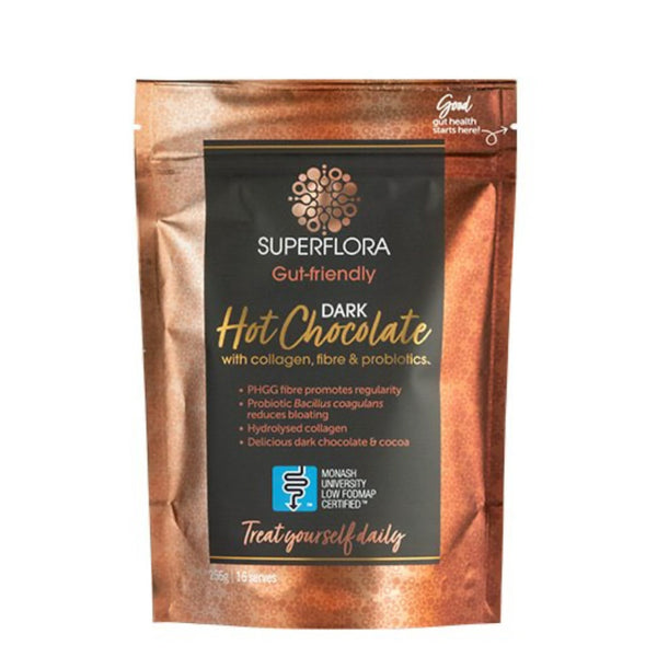 Superflora Gut Friendly Hot Chocolate Dark