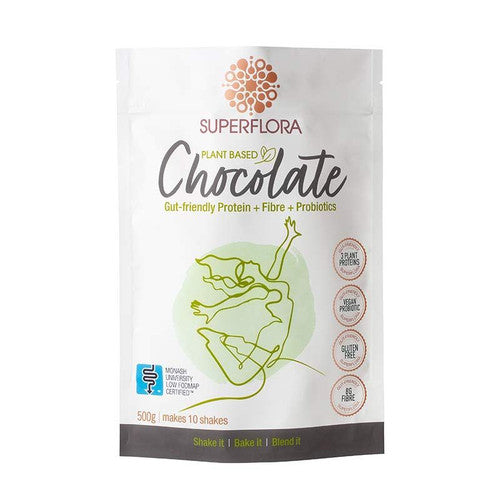 Superflora Protein Plant Based Chocolate 500g