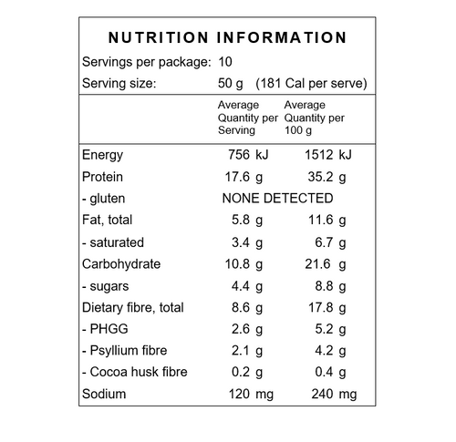 Superflora Protein Plant Based Chocolate 500g