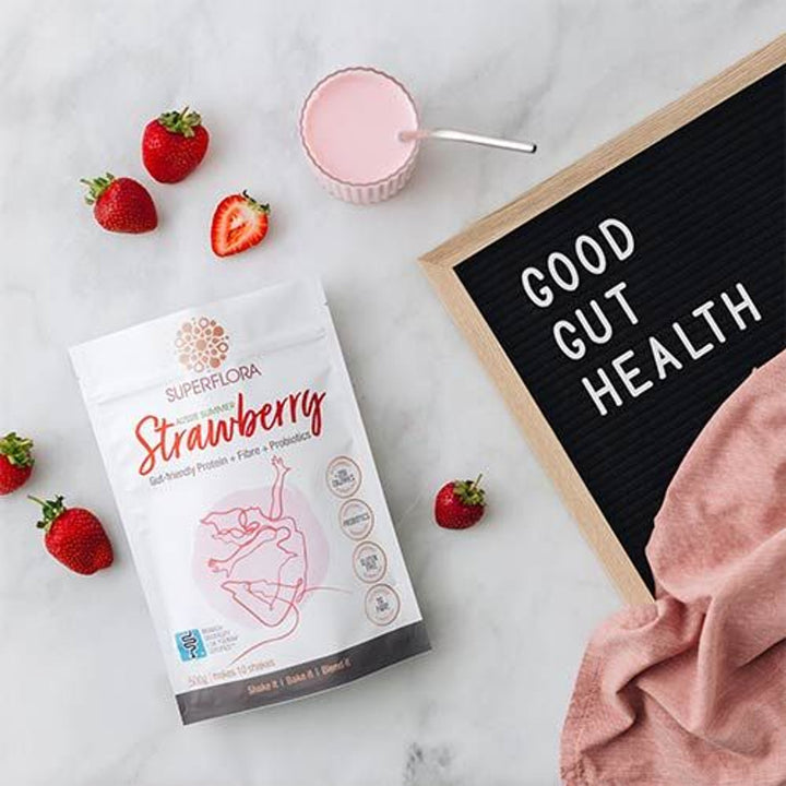 Superflora Protein Strawberry 500g