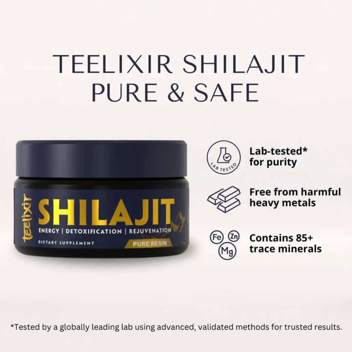 Teelixir Shilajit 30g Benefits Pure & Safe