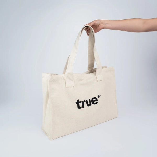 True Protein Premium Canvas Tote Bag
